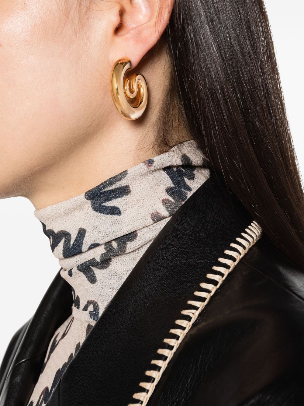 Small Serpent Hoop Earrings