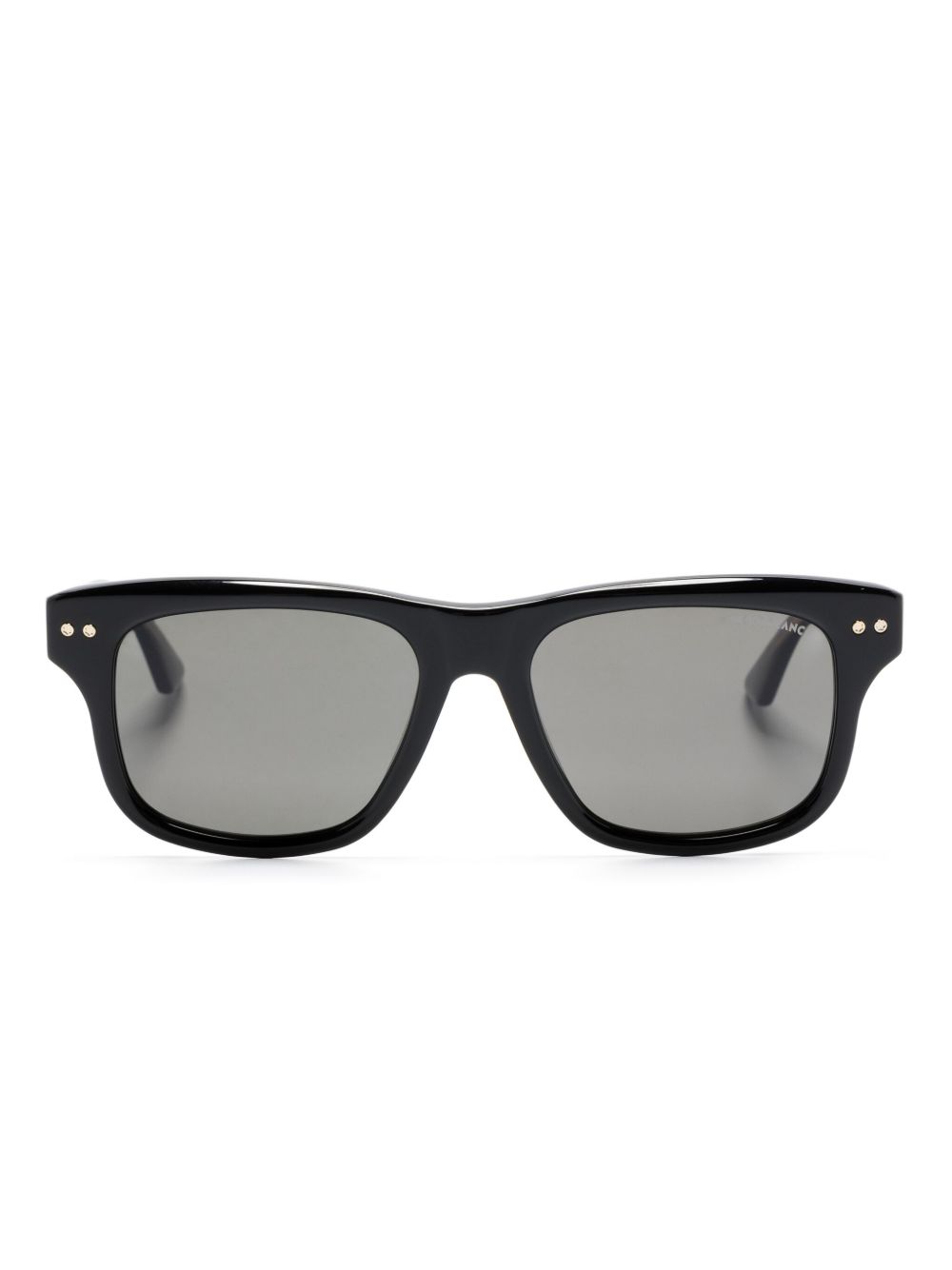 logo-engraved square-frame sunglasses