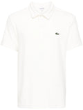 Logo-Appliqué Velvet Polo Shirt