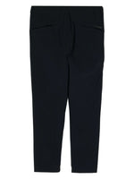 Belted Slim-Legged Tailored Trousers