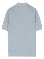 Clemente Crochet-Knit Polo Shirt