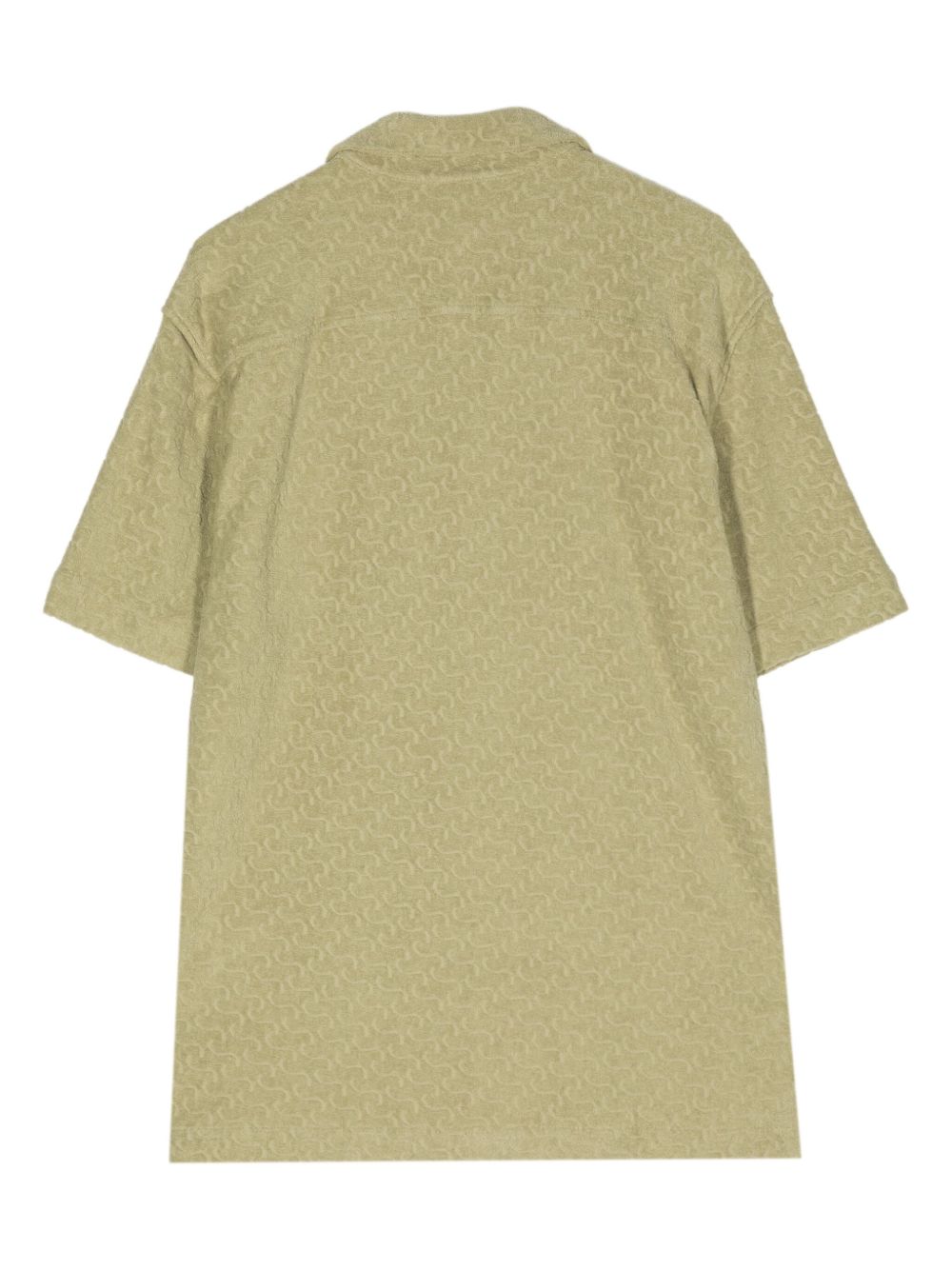Roberto Copacabana-Jacquard Terry Cotton Shirt