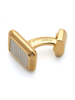 Gold-Plated Squared Cufflinks