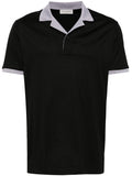Contrast-Trim Cotton Polo Shirt