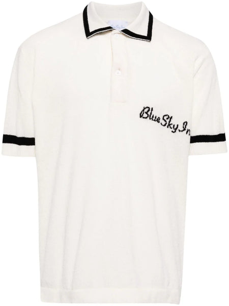Logo-Embroidered Knitted Polo Shirt