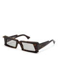 Tortoiseshell Sculpted-Frame Sunglasses