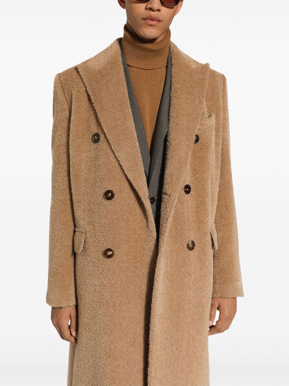 Double-Breasted Wool Coat