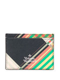 Orb-Plaque Tartan-Check Wallet