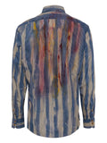 Ghost Painterly-Print Cotton Shirt