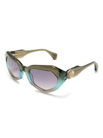Gradient Angular-Frame Sunglasses