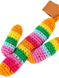 Cactus Crochet-Knit Key Chain