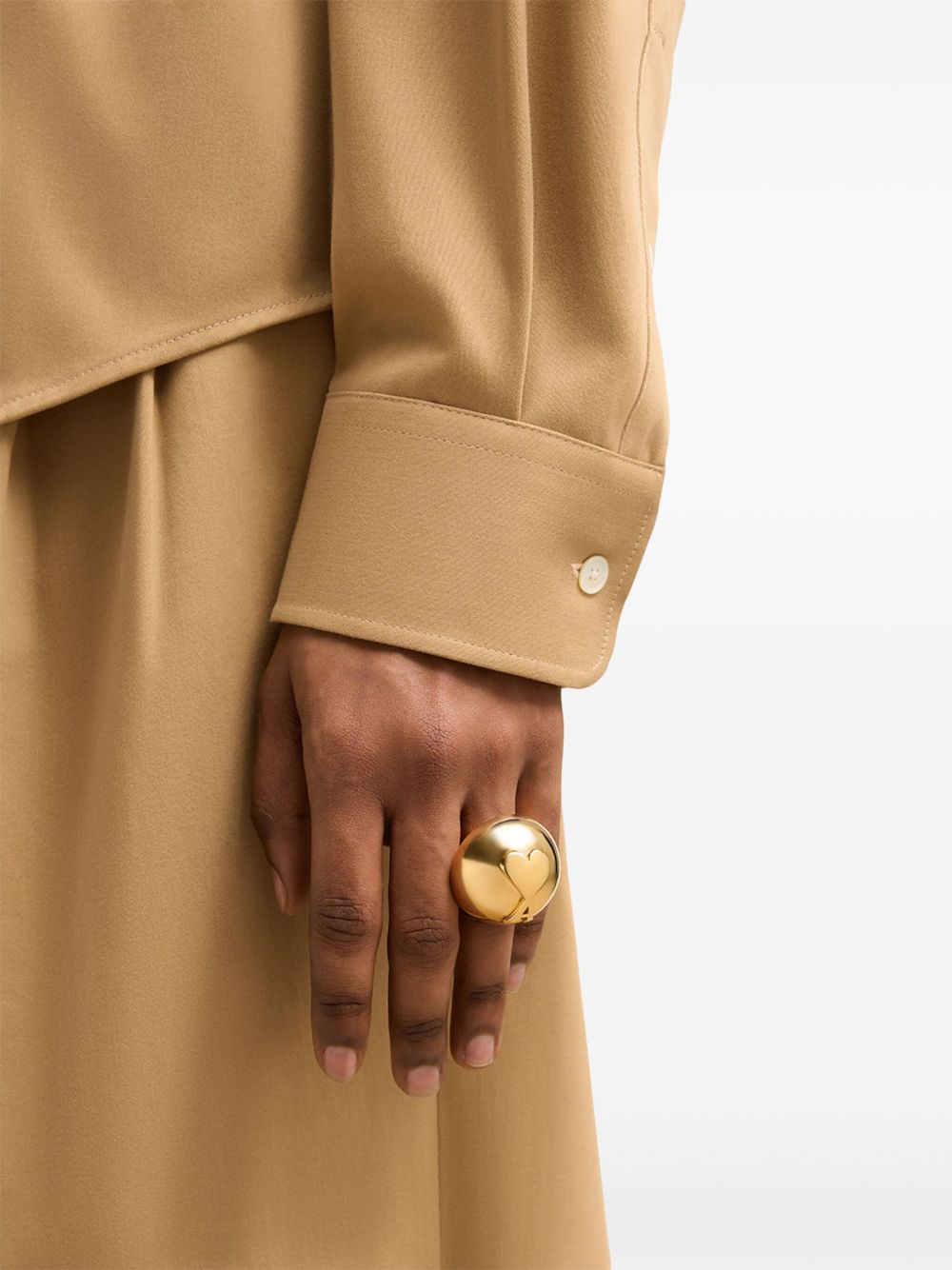 Ami De Coeur Domed Ring