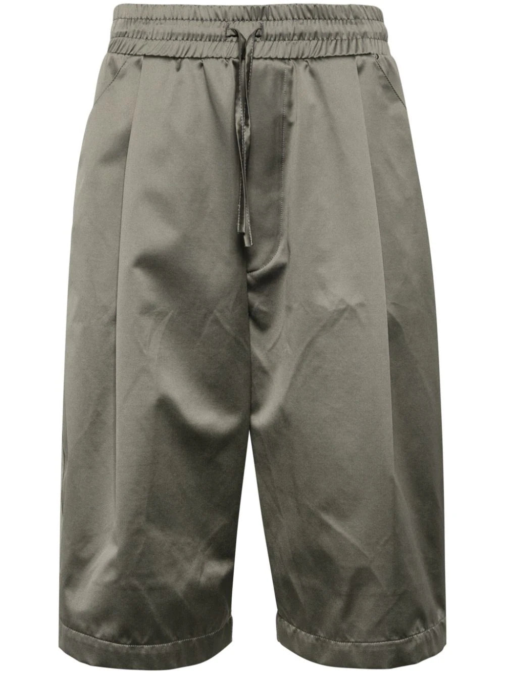 Drawstring-Waist Bermuda Shorts