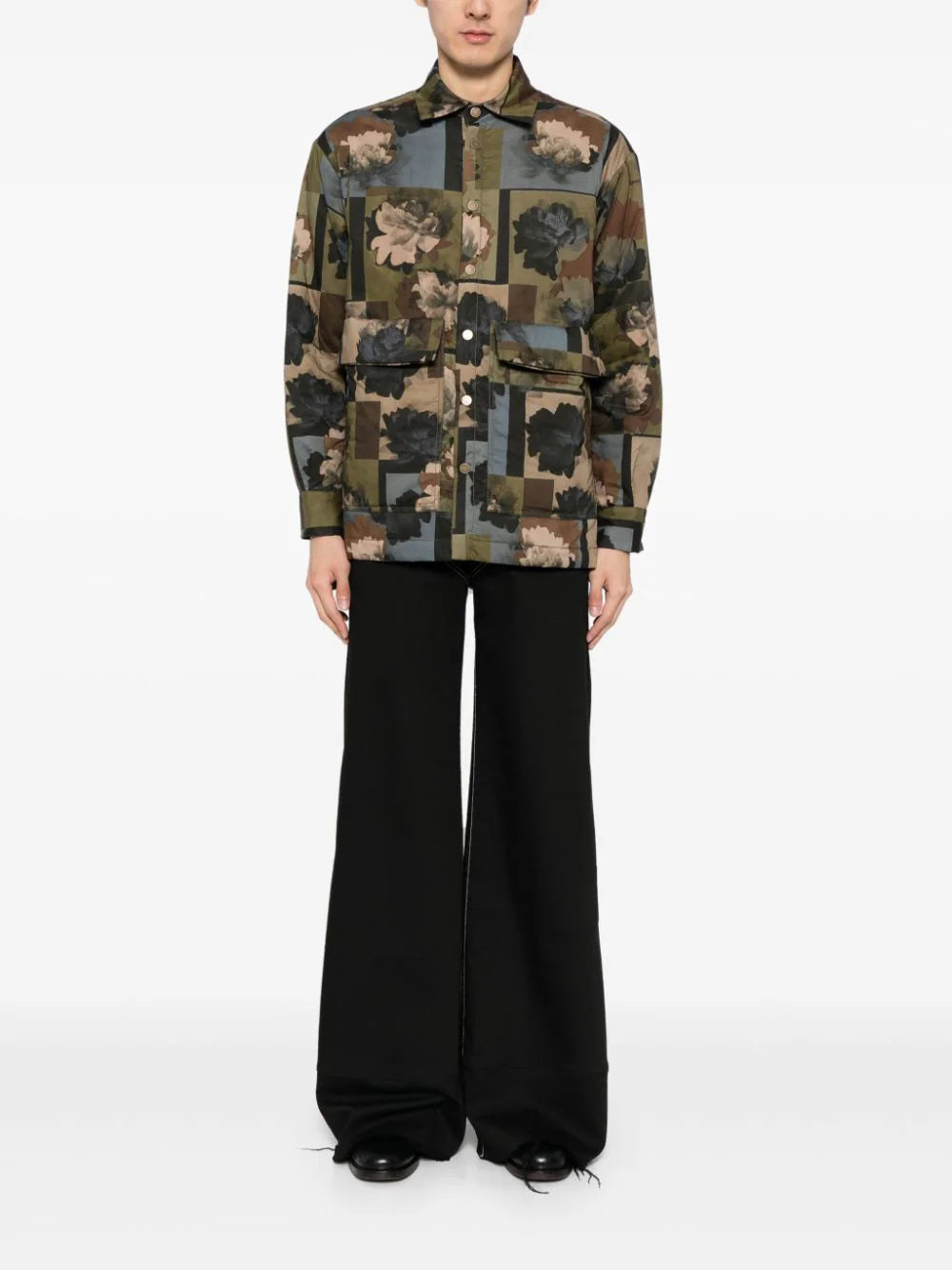 Printed Shirt Jacket