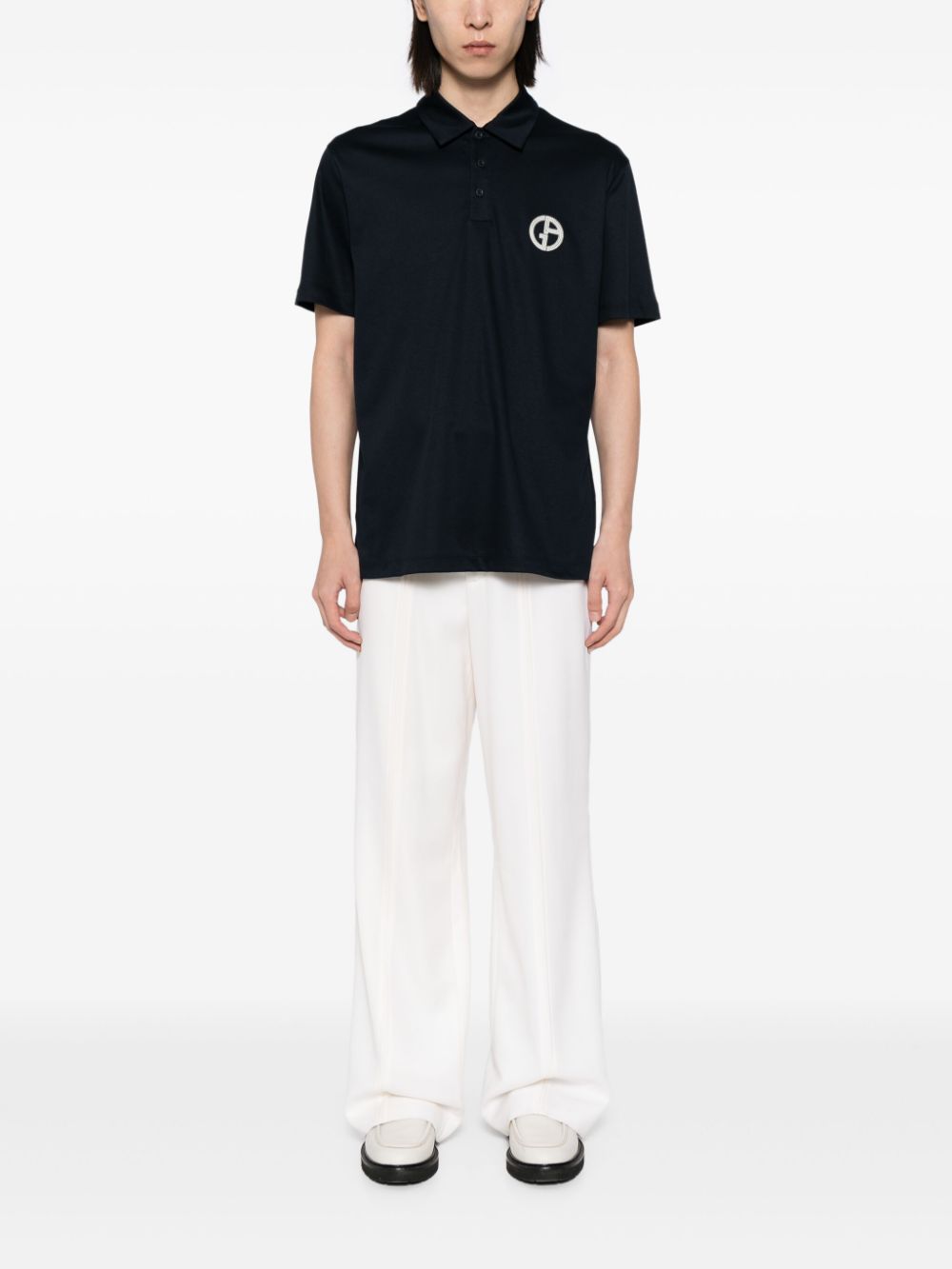 Logo-Embroidered Cotton Polo Shirt
