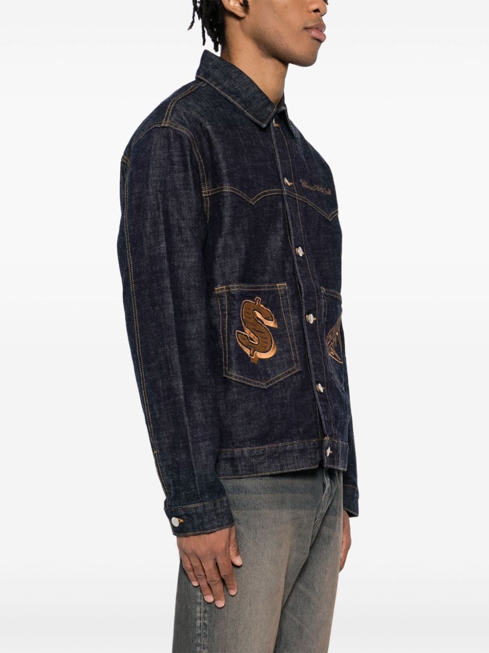 Embroidered Denim Jacket