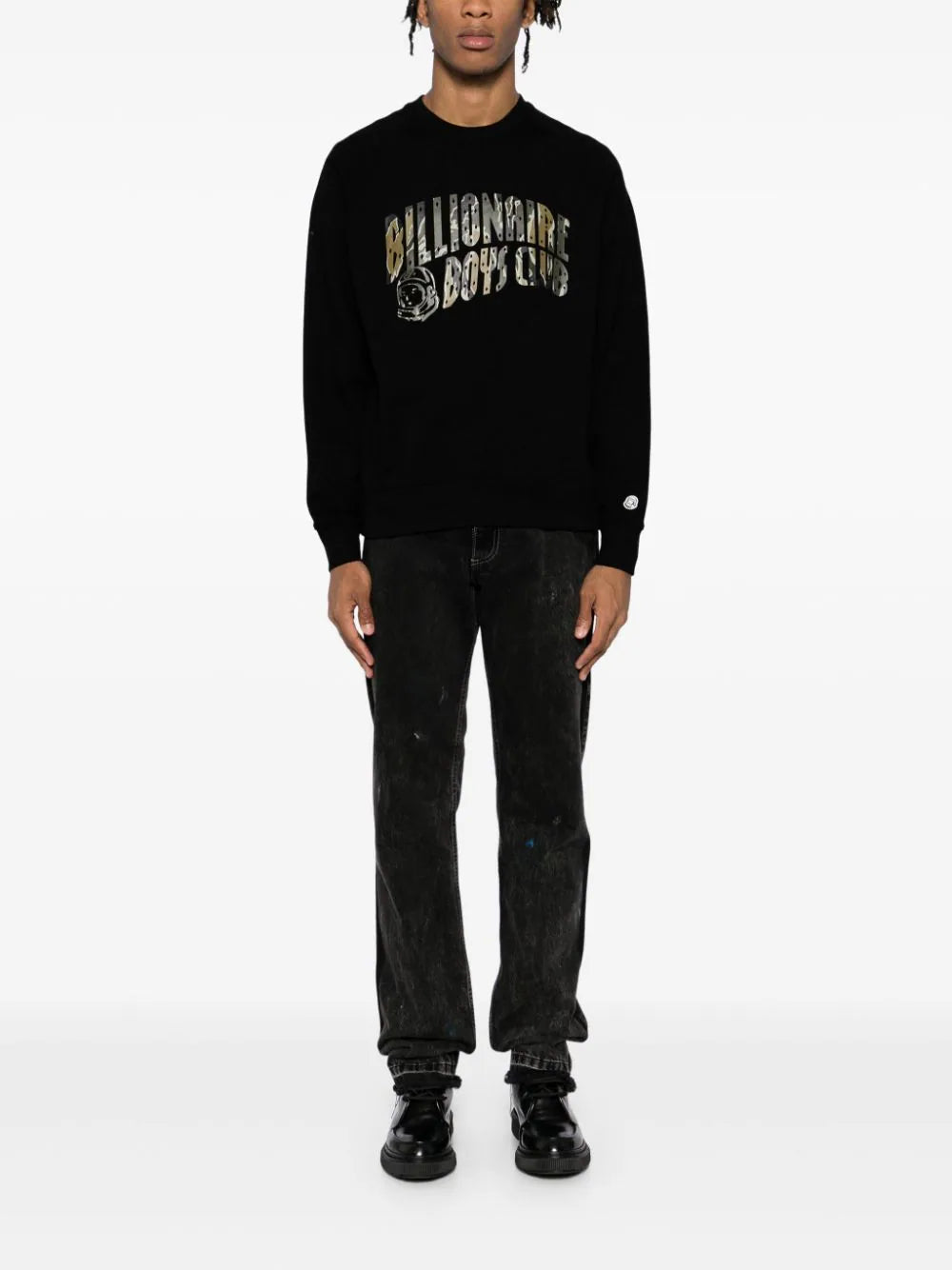 Camouflage Arch Logo Crewneck Sweatshirt