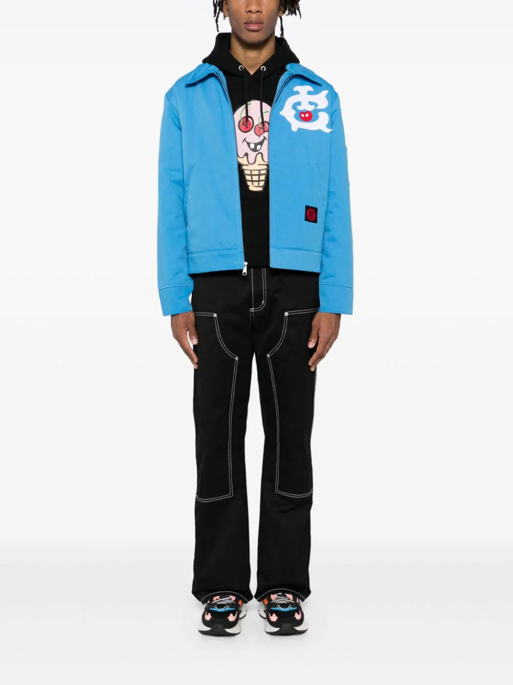 Logo-Patch Padded Jacket