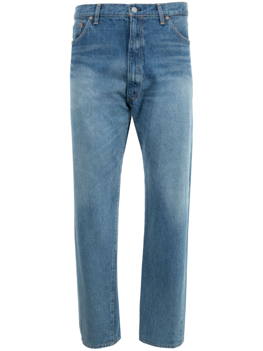 straight-leg jeans