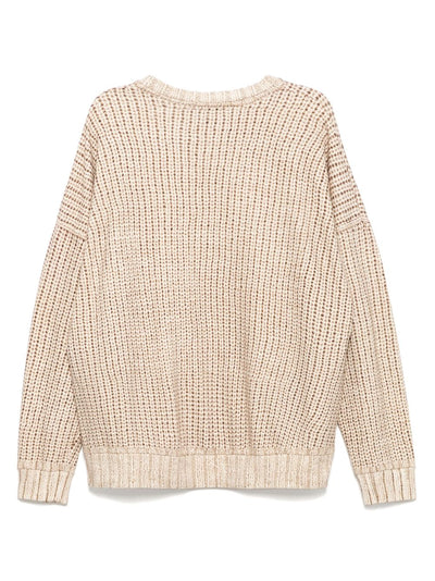 Fake Knit Printing Sweater