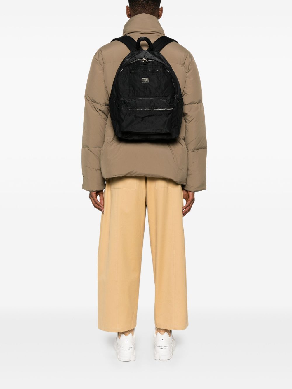 zip-up backpack