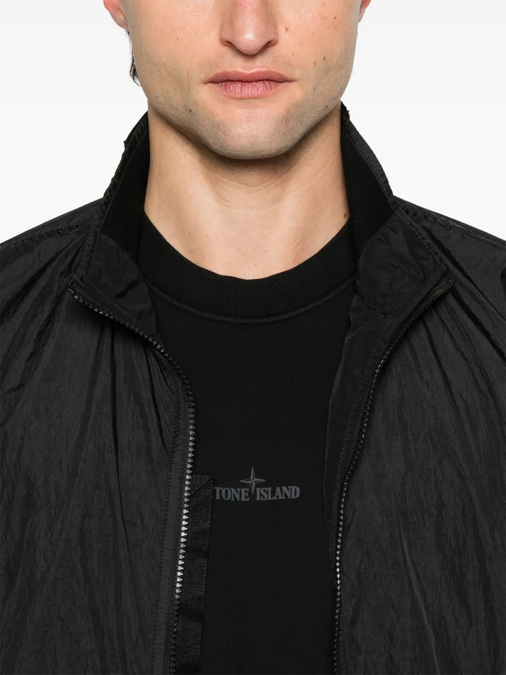 Compass-badge jacket