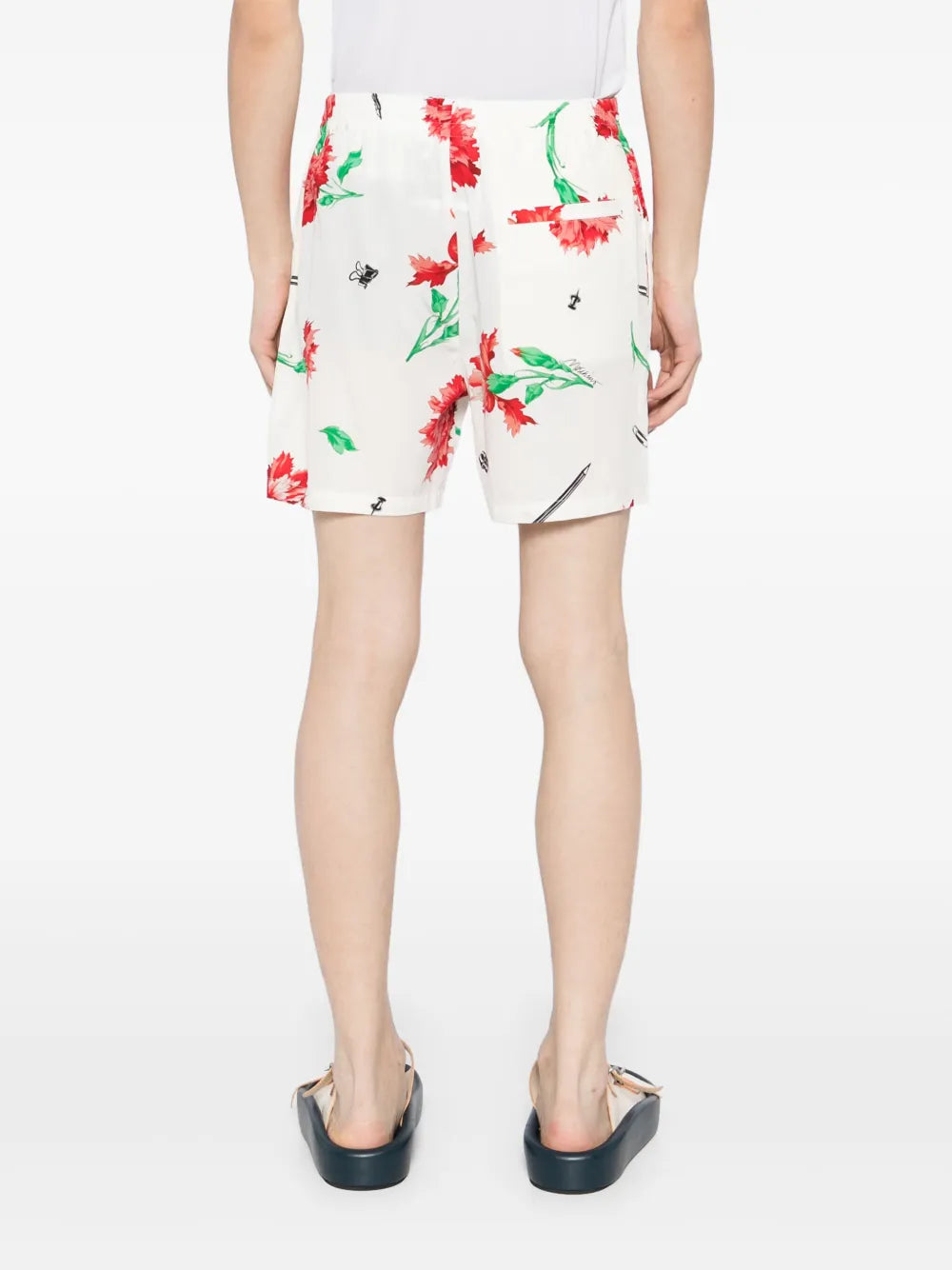 Floral-Print Shorts