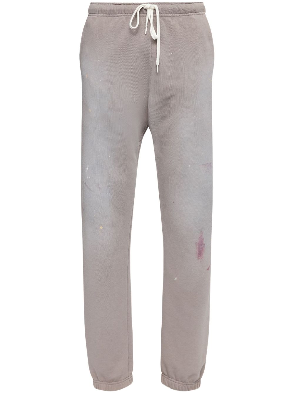 Numbers-motif track pants 