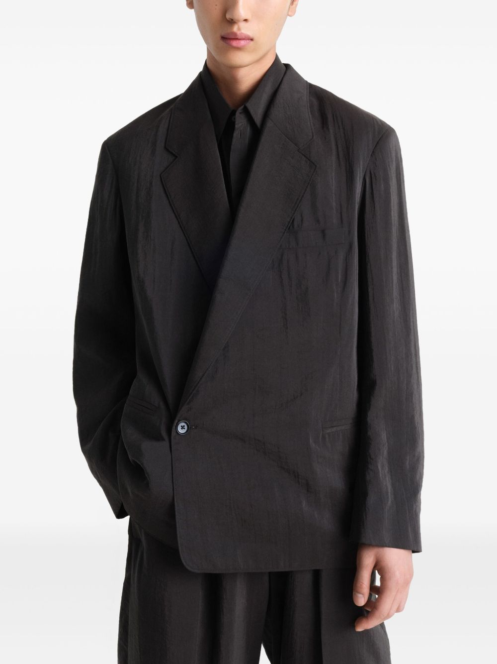 double-breasted blazer