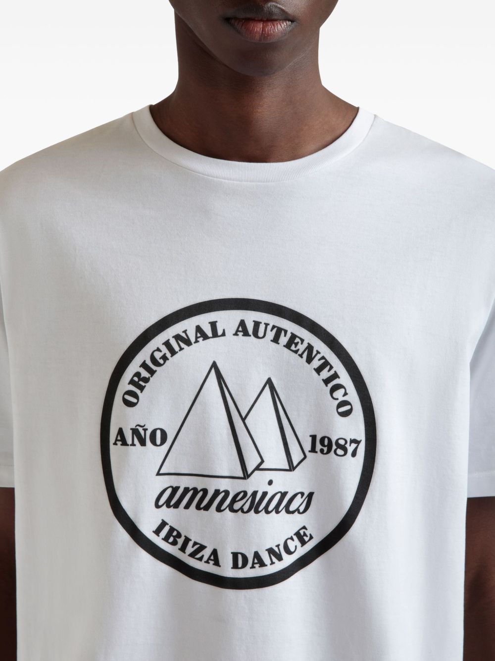 X Dj Leo Mas Amnesia-Print T-Shirt