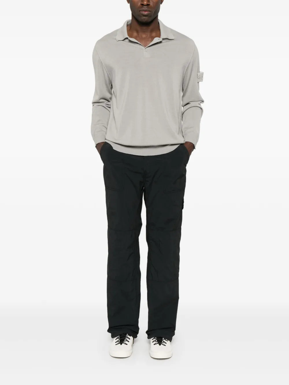 Compass-Badge Polo Shirt