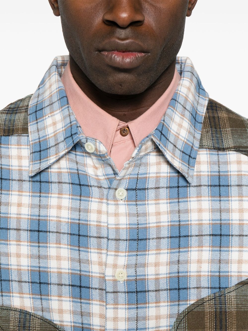 Patchwork-Face Shirt