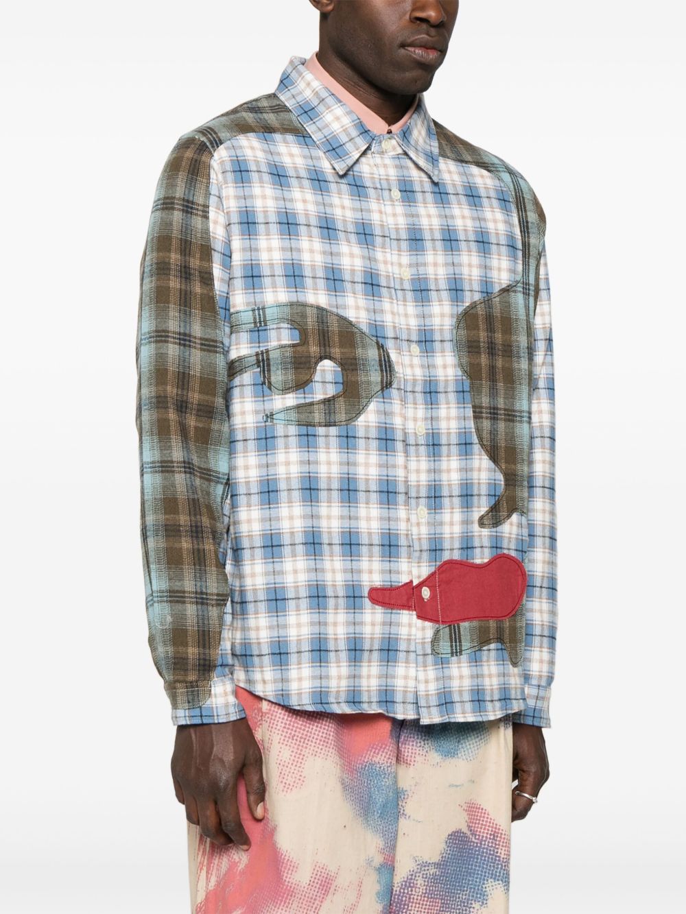 Patchwork-Face Shirt