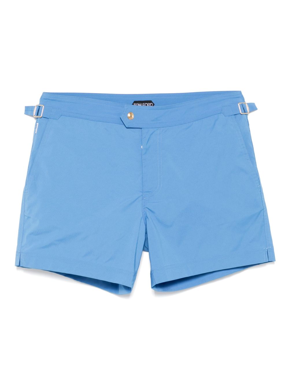 logo-patch swim shorts