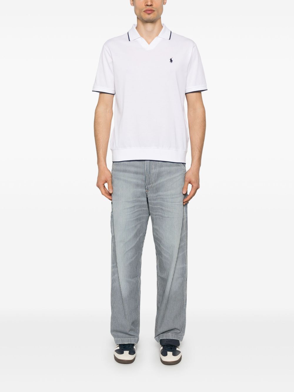 striped trousers