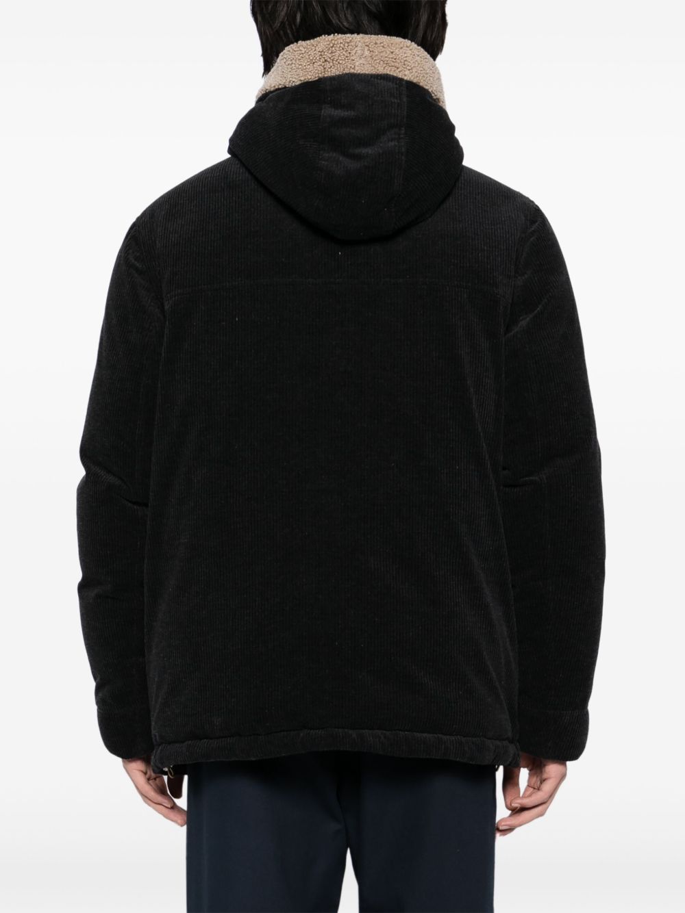 Corduroy Single Breasted Coat