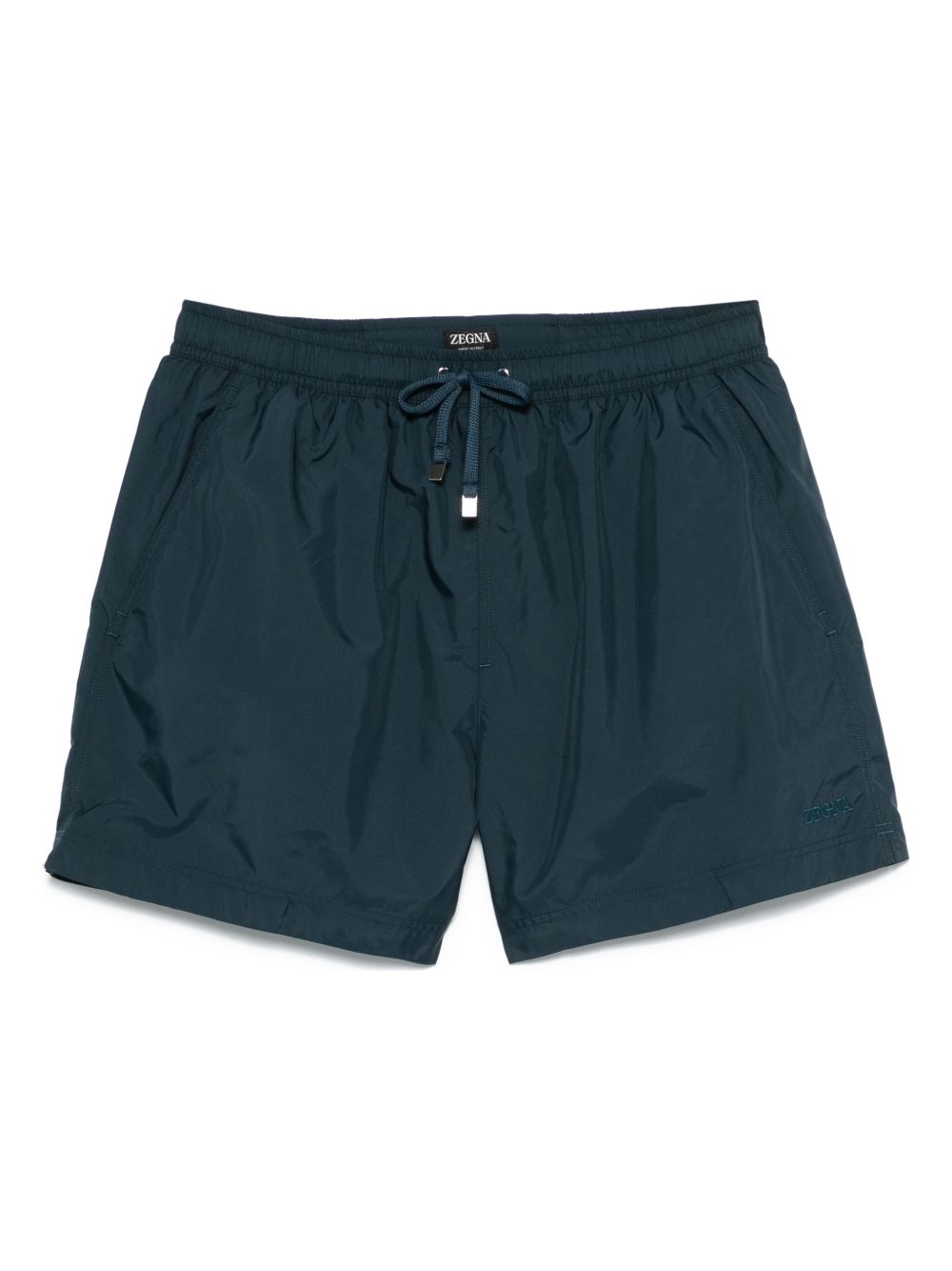 logo-embroidered swim shorts