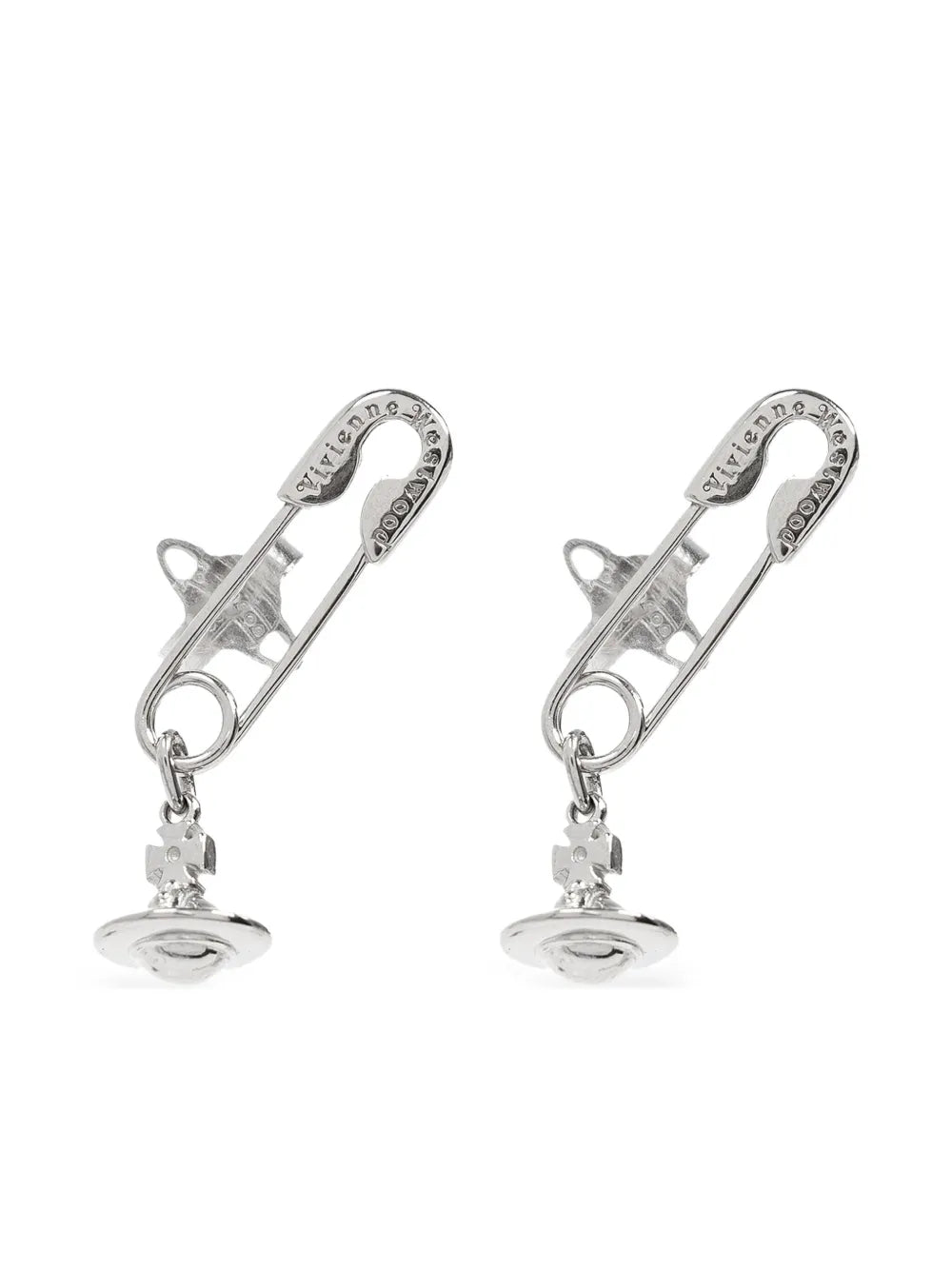 Orb-pendant earrings
