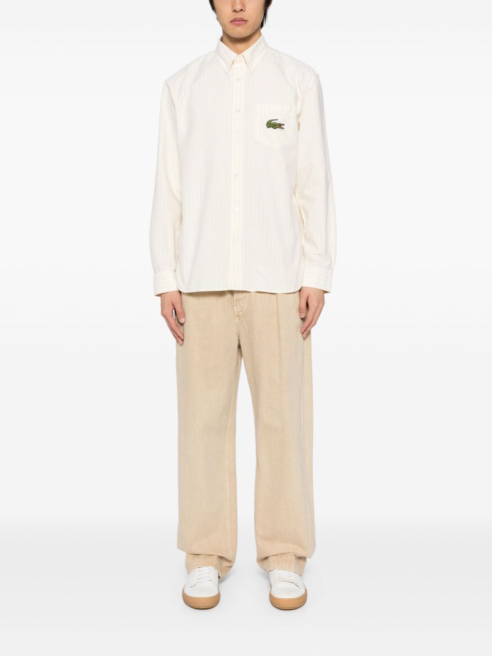 logo-patch shirt