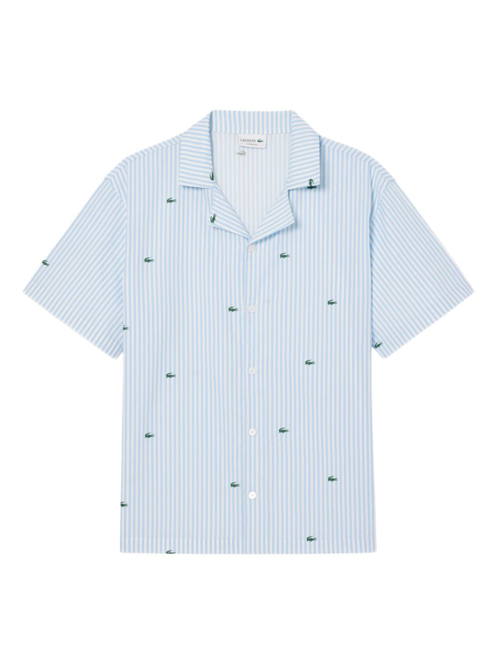 logo-embroidered shirt