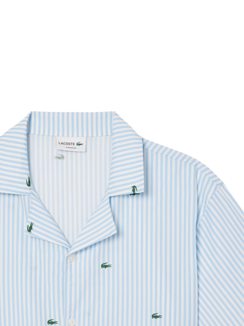 logo-embroidered shirt