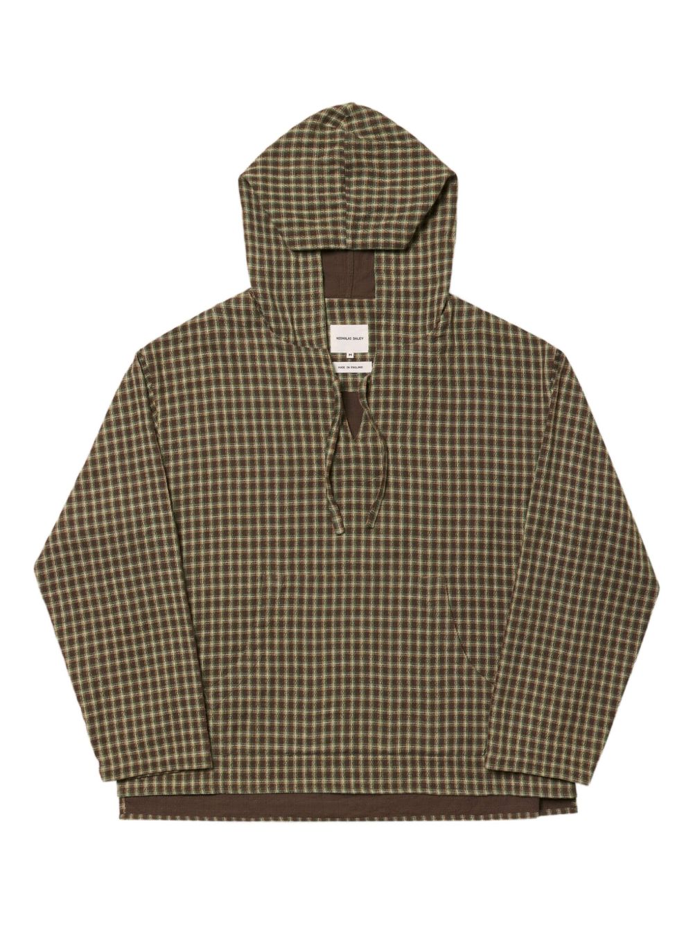 Checked Hoodie