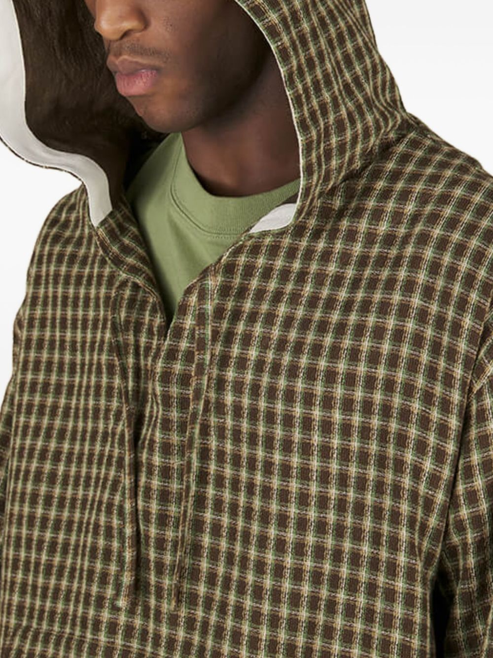 Checked Hoodie