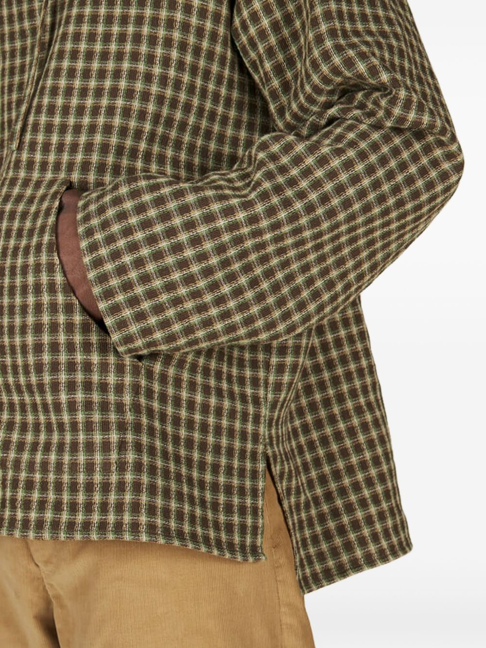 Checked Hoodie