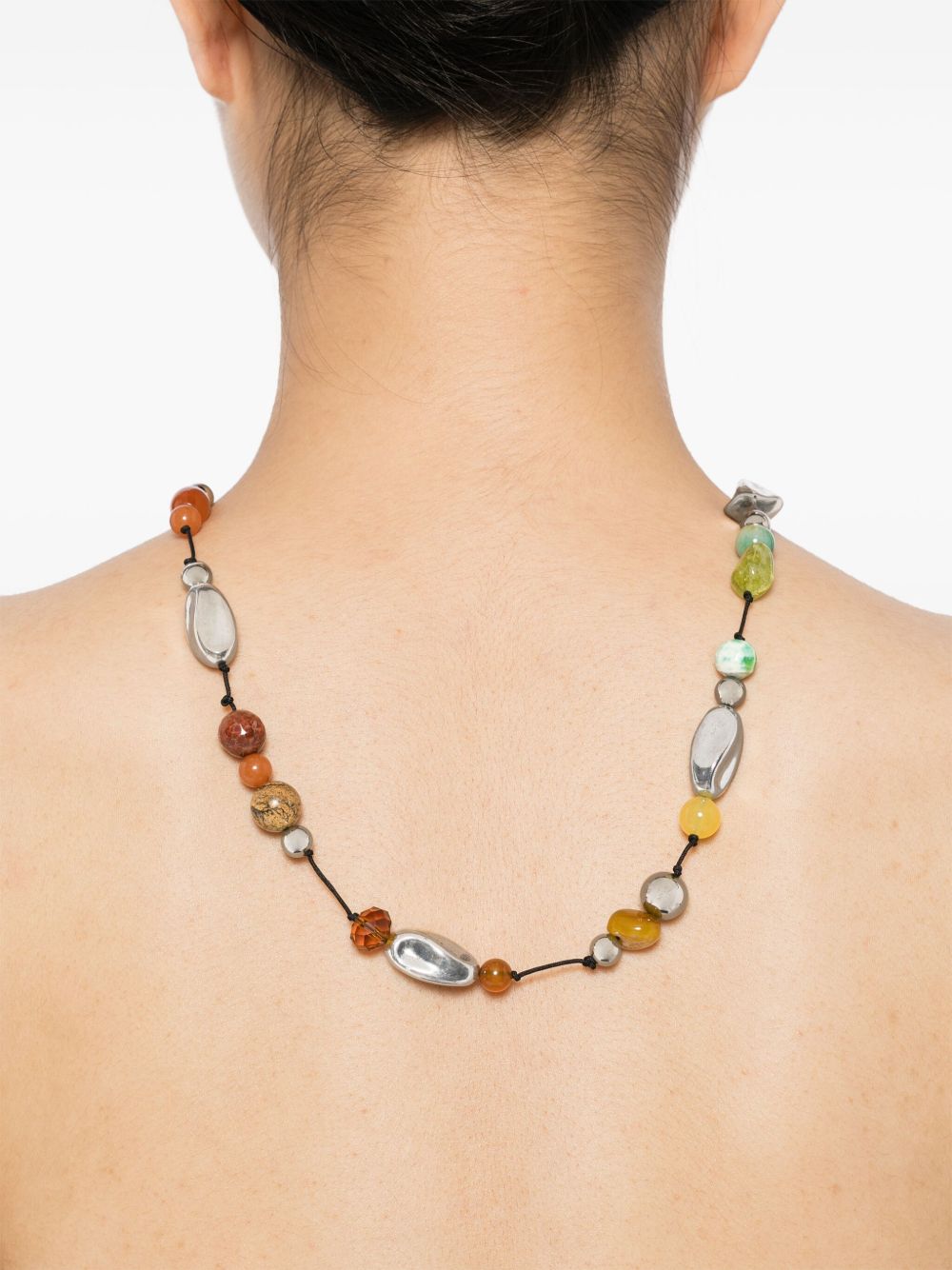 multi vacanza stone necklace