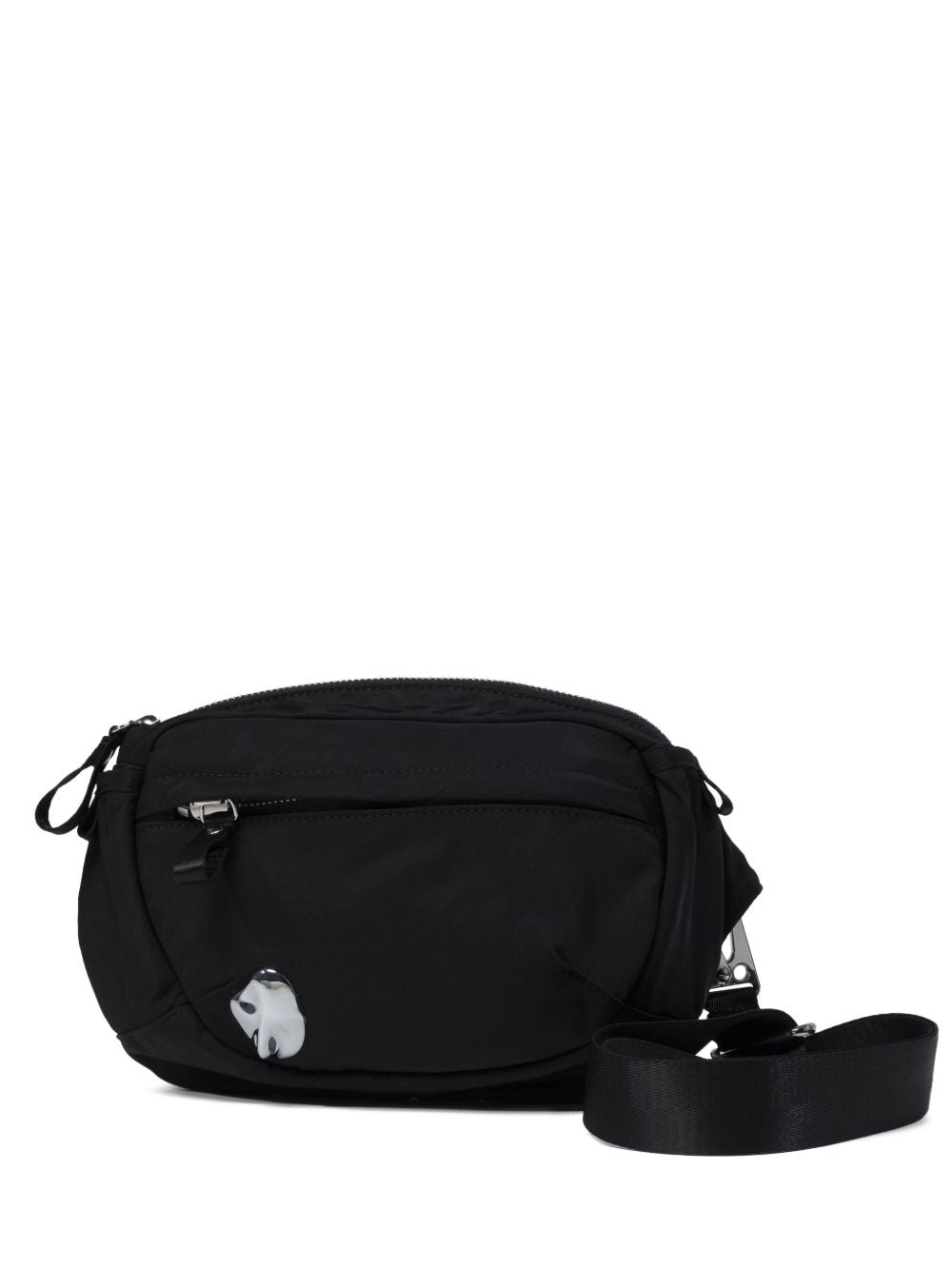 Charm-Detail Satchel Bag