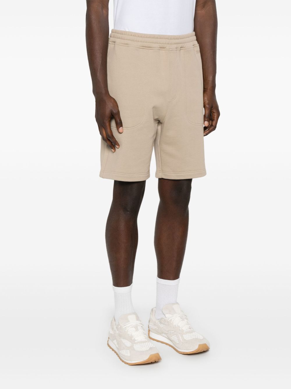 logo-embroidered track shorts