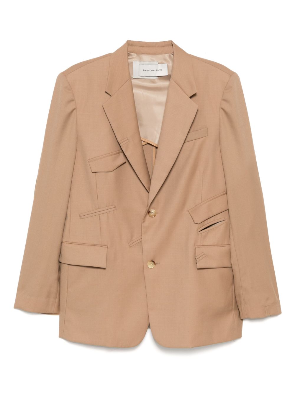 button-down blazer