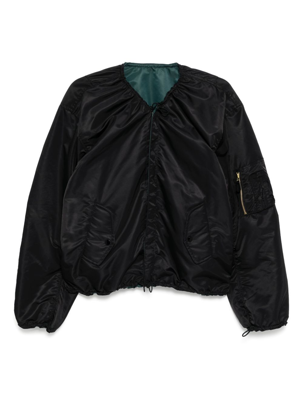 reversible bomber jacket