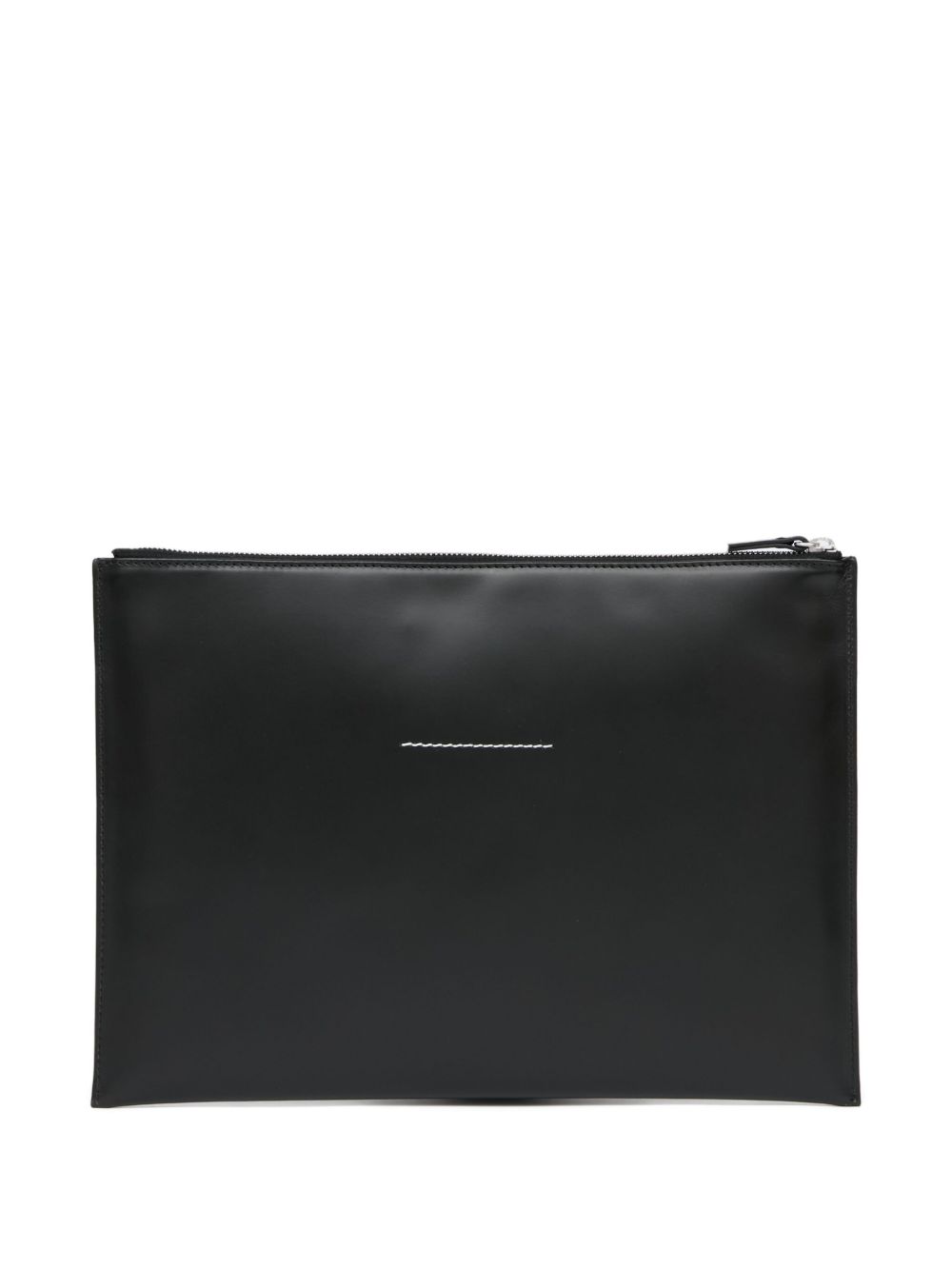 logo-patch cutch bag 